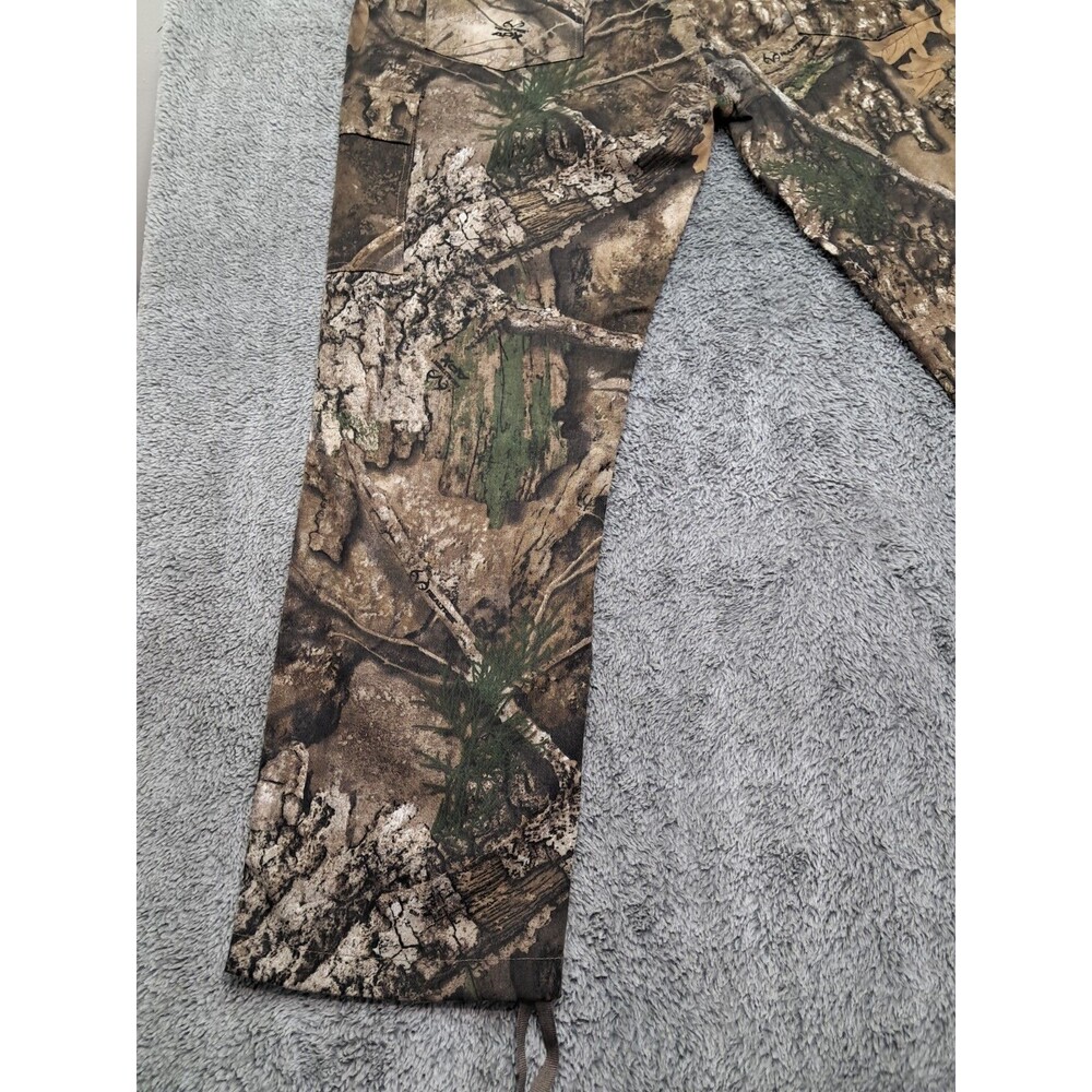 New Realtree APX Shield Hunting Pants Mens 2XL Brown Camo Cargo S3 Scent Control - Picture 10 of 11